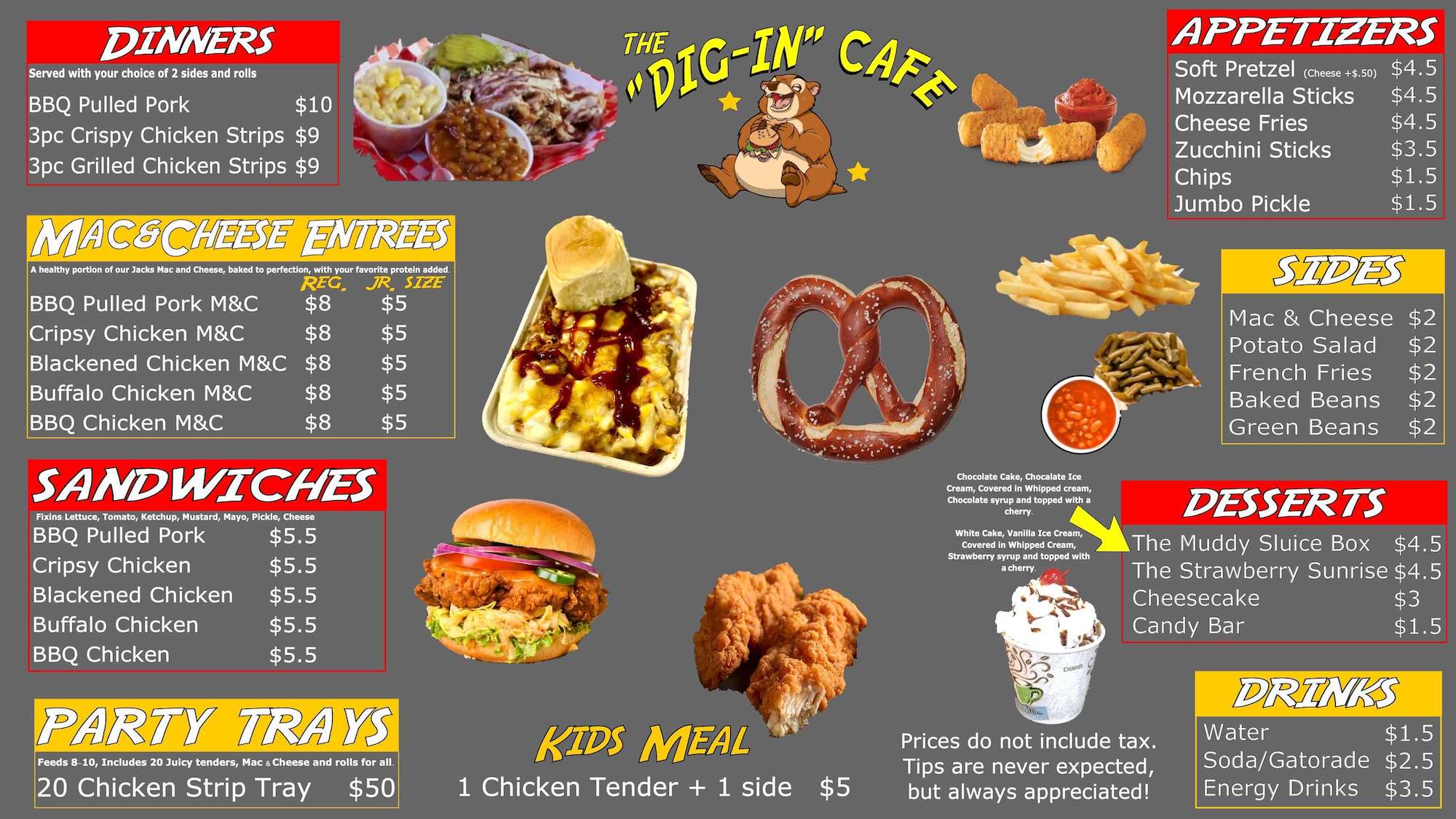 Eat At The Dig In Café inside Action Jack's Conway Arkansas 1 Arcade