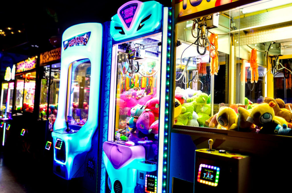 claw machines arcade