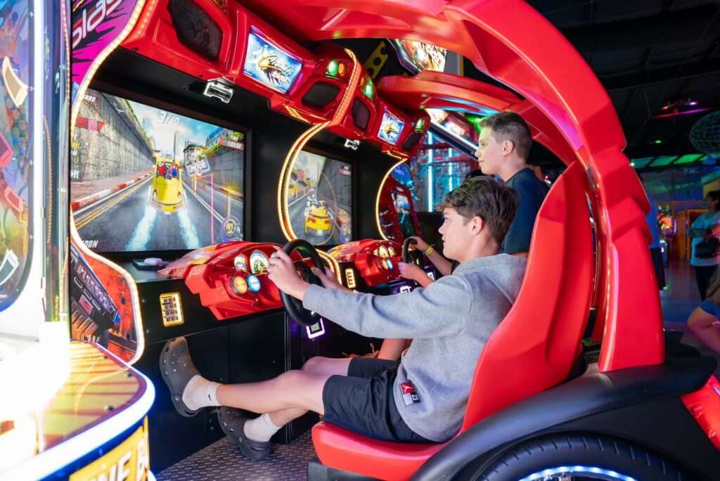 Arcade driving game Action Jack's Conway Arkansas