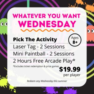 whatever you want Wednesday deal